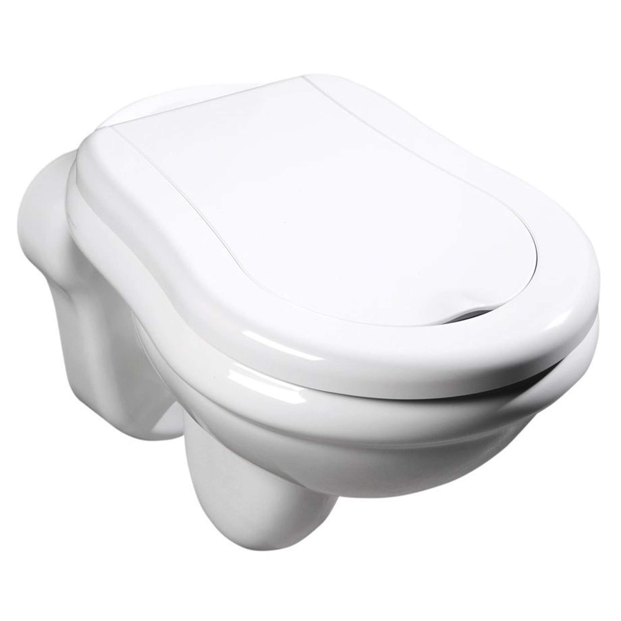 Væghængt toilet Edevik Hvid Blank