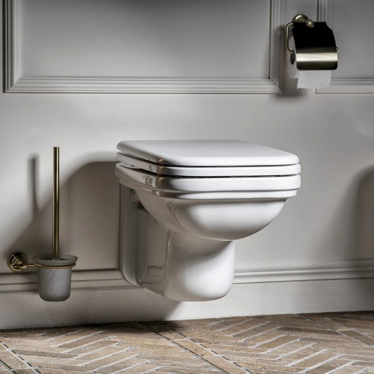 Væghængt toilet Cavendish Hvid Blank