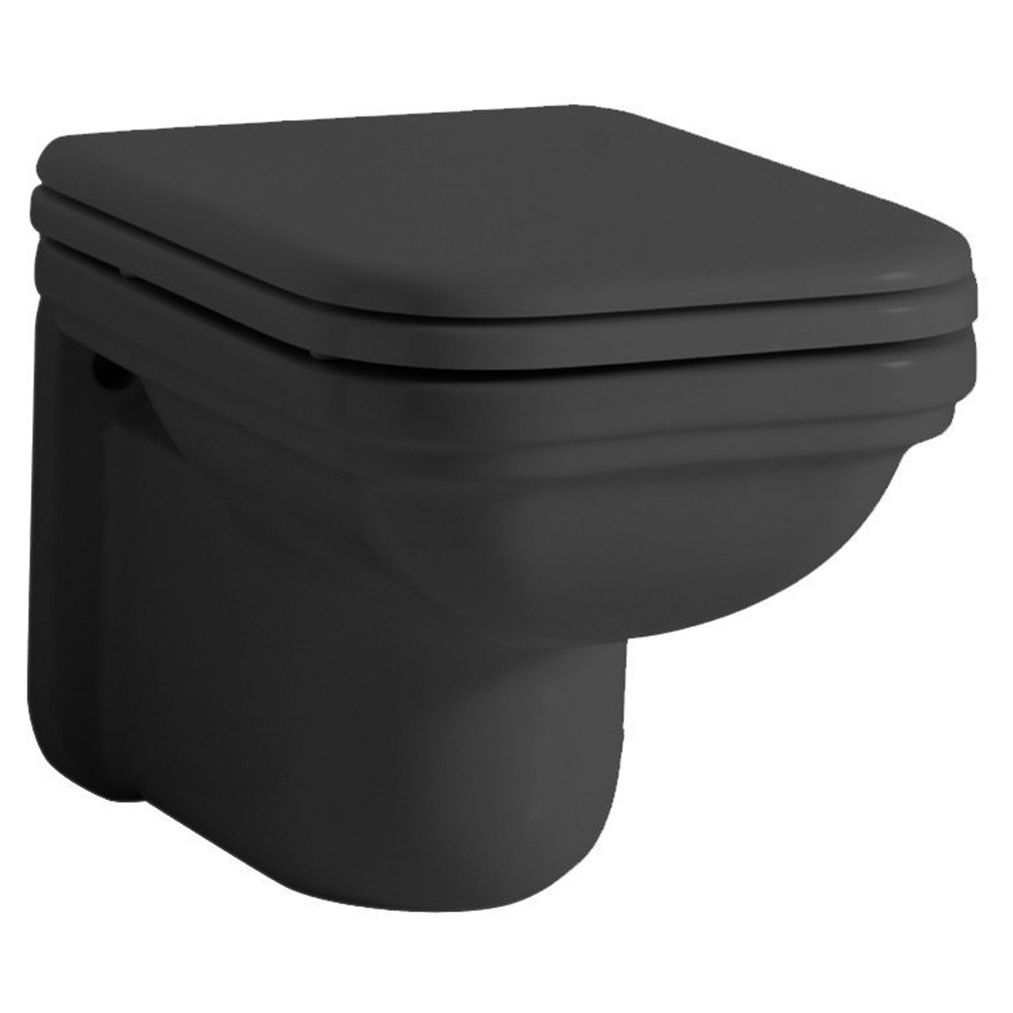 Væghængt toilet Cavendish Sort Mat