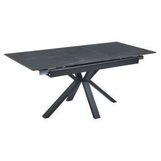 Spisebord <strong>Triolette</strong>  Sort 140/180x85 cm