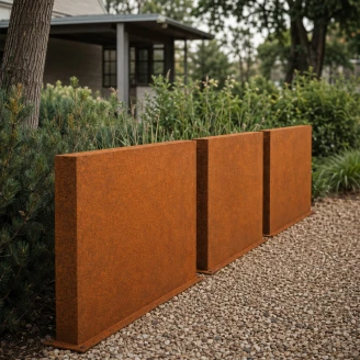 Cortena Skærm <strong>Espada</strong>  Cortenstål 60x15x60 cm