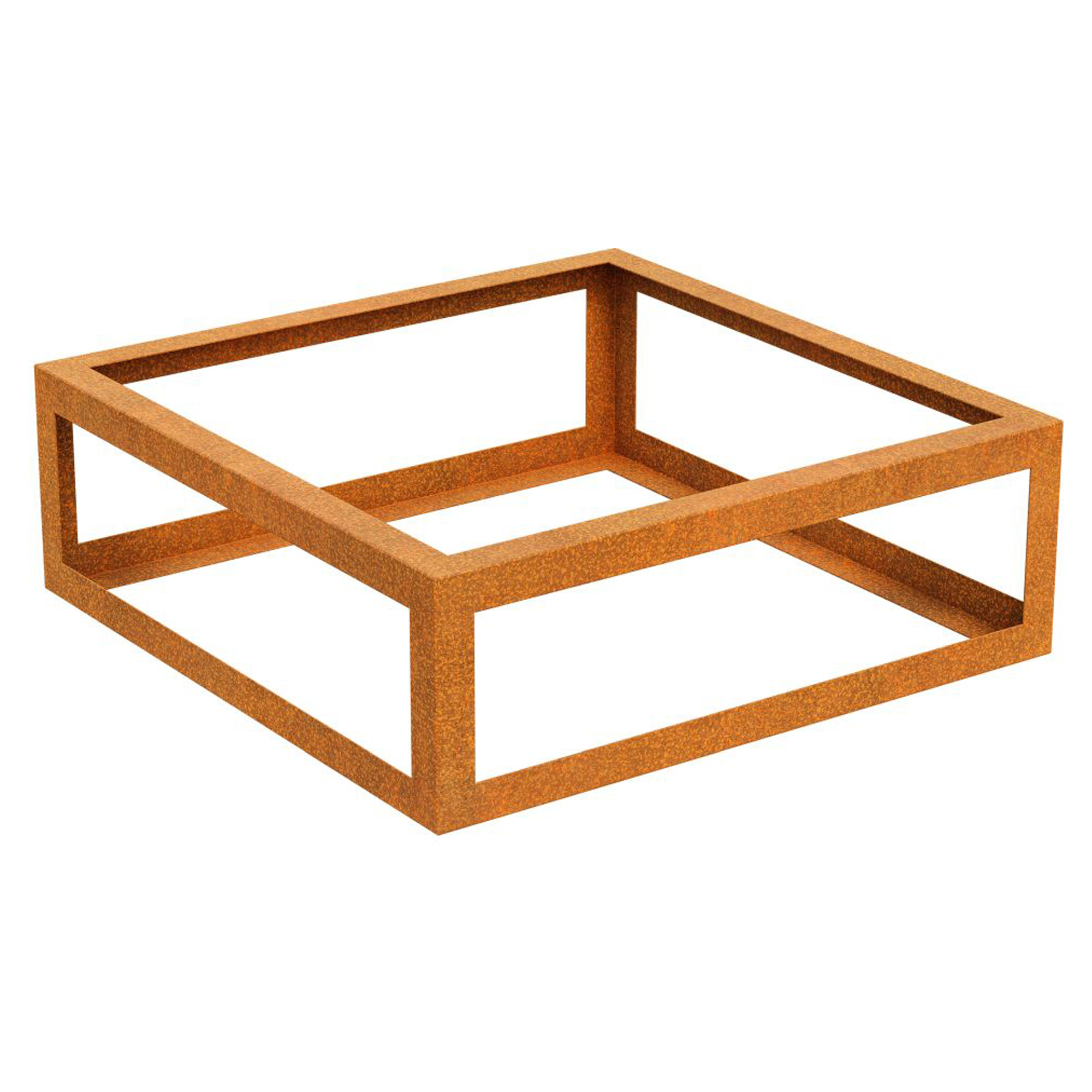 Cortena Planteringsramme Paquete Cortenstål 90x90x30 cm
