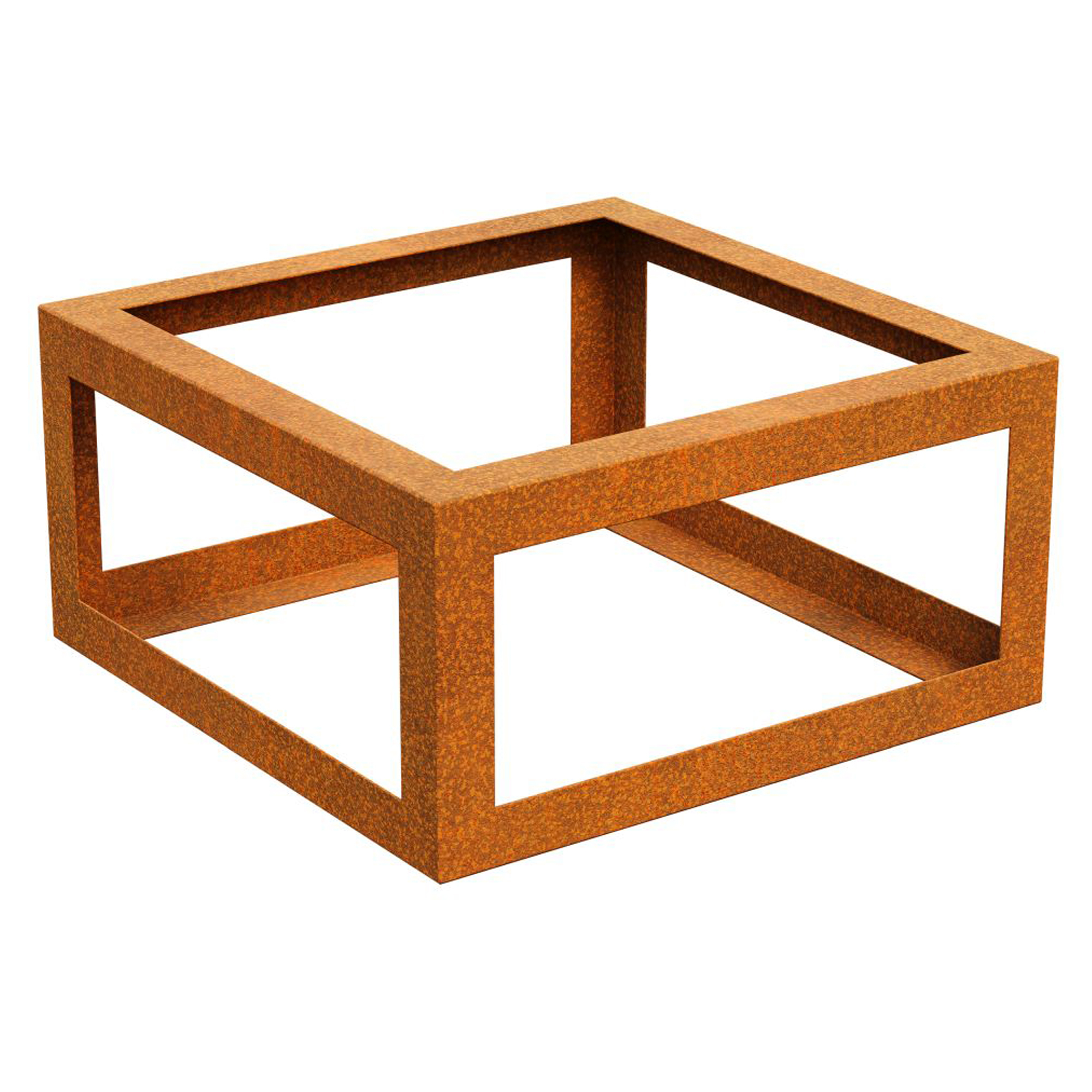 Cortena Planteringsramme Paquete Cortenstål 60x60x30 cm