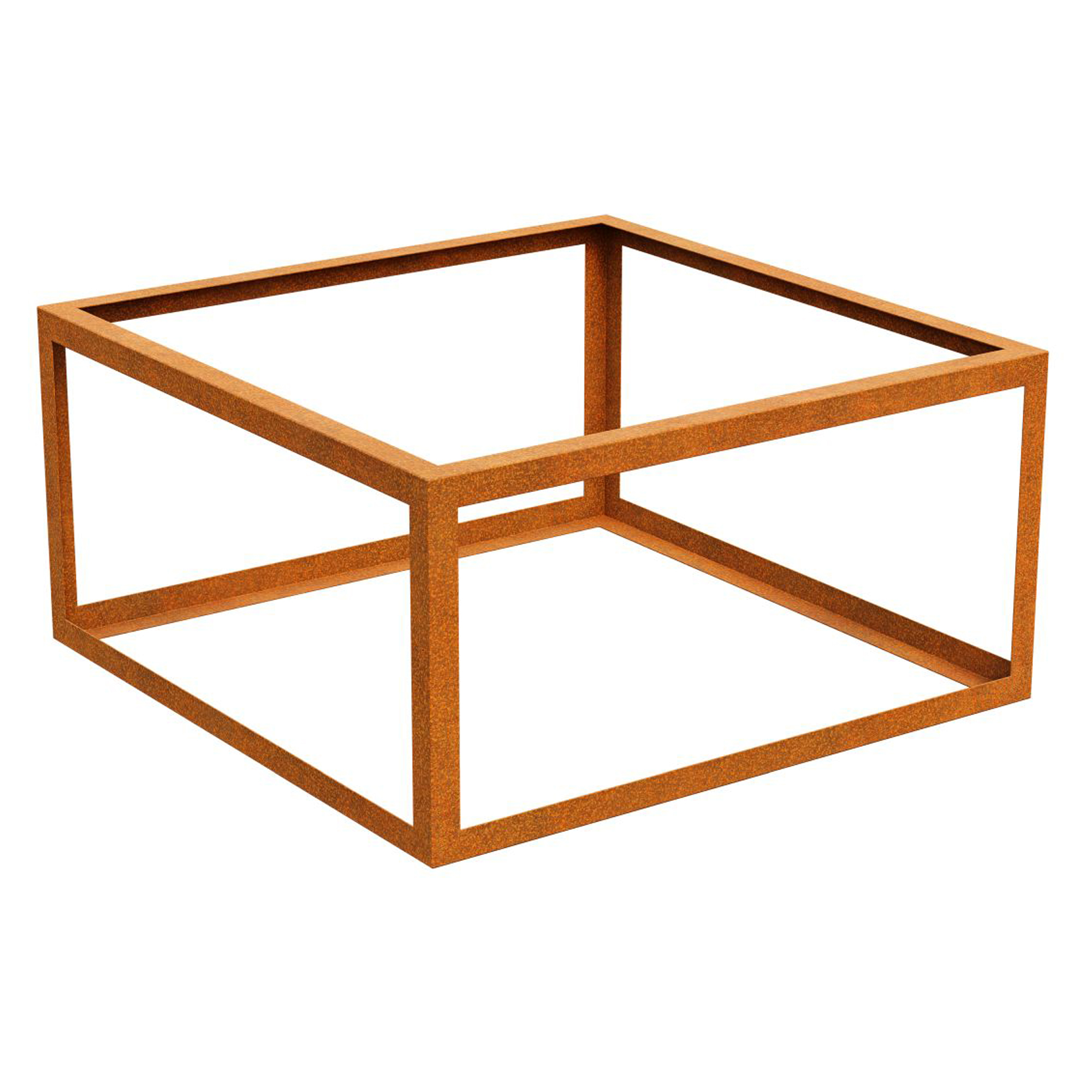 Cortena Planteringsramme Paquete Cortenstål 120x120x60 cm