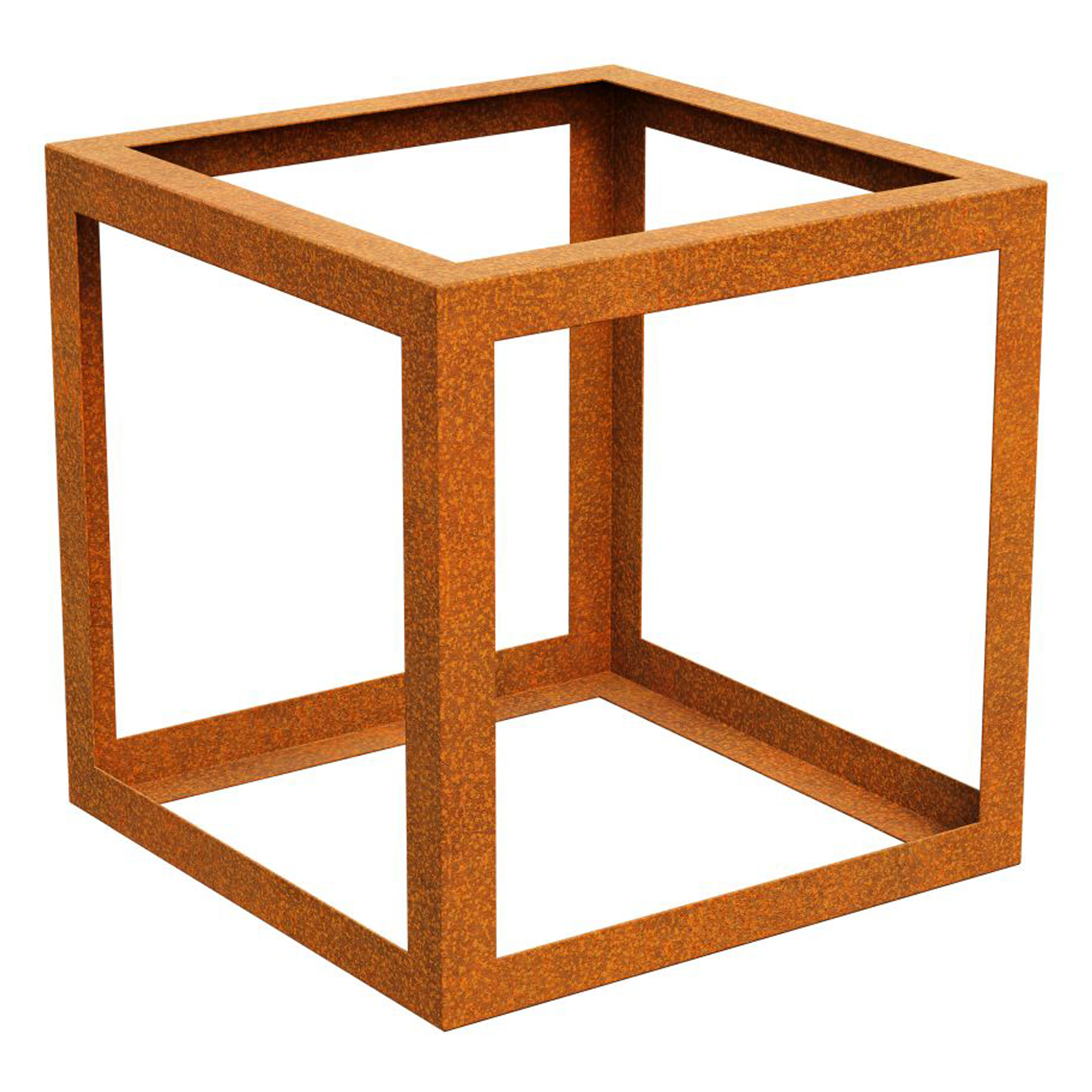 Cortena Planteringsramme Paquete Cortenstål 60x60x60 cm