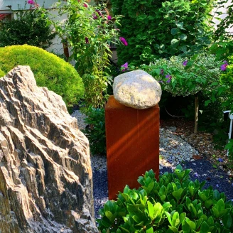 Cortena Havepiedestal <strong>Simple Corten</strong> stål 30x30x45 cm