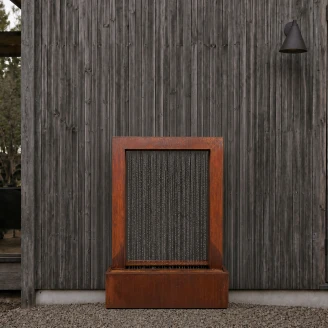 Cortenique Vandvæg Fontæne Cortenstål 120 cm
