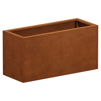 Herstera Udendørskrukke <strong>Verde Vivo</strong>  Cortenstål 100x40x50 cm