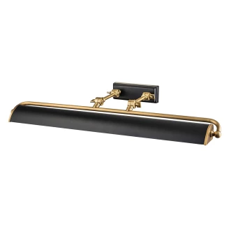 Elstead Væglampe <strong>Winchfield</strong>  Sort, Antik Messing 70 cm