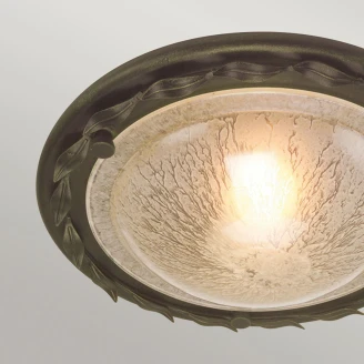 Elstead Loftlampe Olivia Sortguld, Elfenben