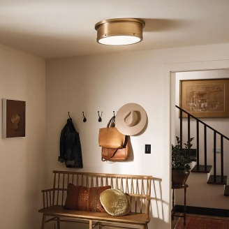 Kichler Loftlampe <strong>Serca</strong>  Messing Ø 45 cm