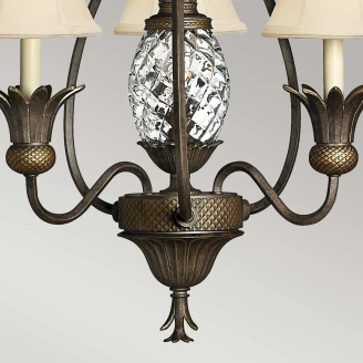 Hinkley Pendellampe Trio Plantation Bronze