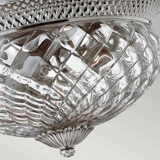 Hinkley Loftlampe Trio Plantation Antik Nikkel