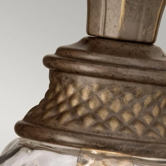 Hinkley Væglampe Uno IP44 Plantation Bronze