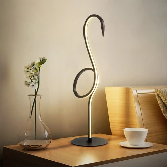 Elstead Bordlampe Flamingo Sort