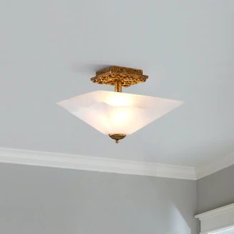 Flambeau Loftlampe Star Guld
