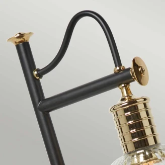 Elstead Bordlampe Douille Sort, Messing