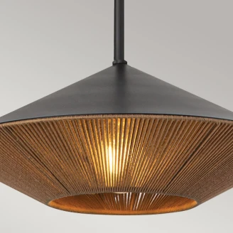 Alora Mood Pendellampe L Daphne Sort, Natur