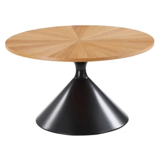 Sofabord <strong>Velis</strong>  Træ, Sort Ø 70 cm