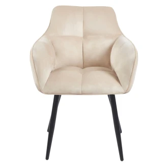 Stol med Armlæn <strong>Easton</strong>  Beige