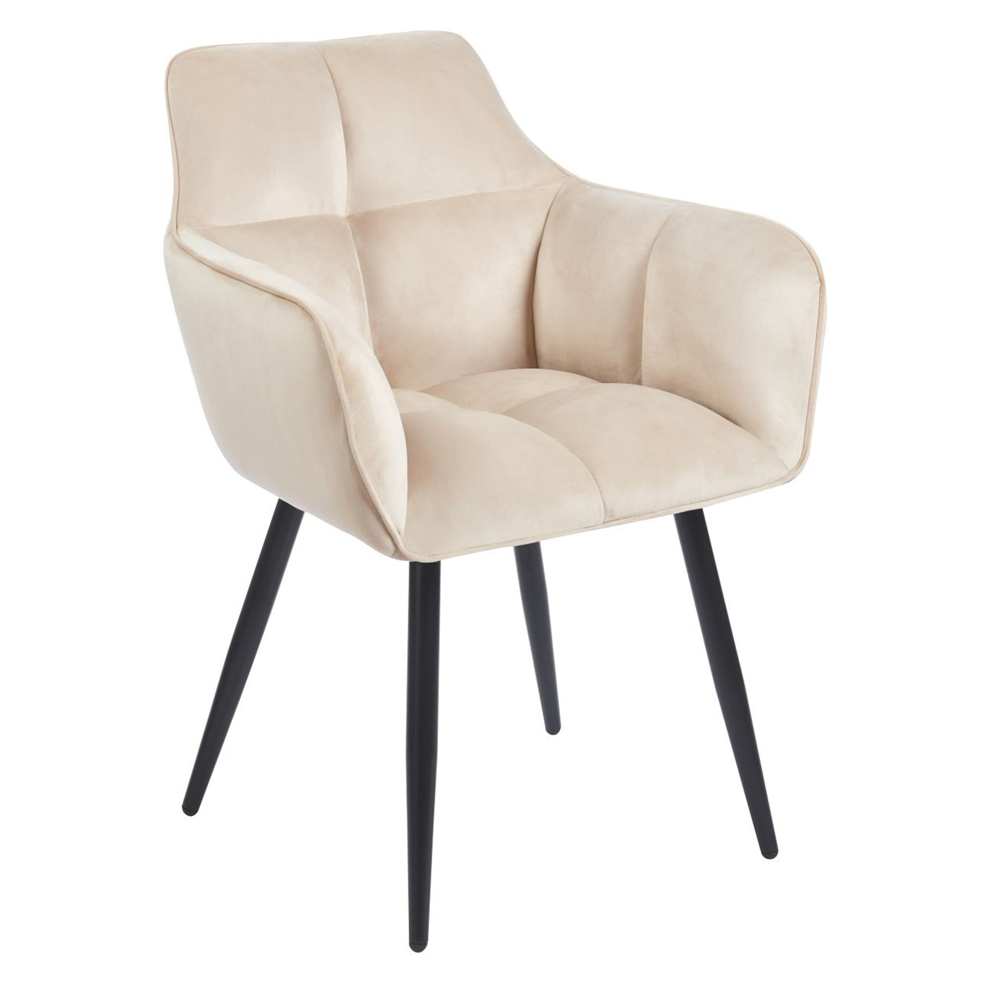 Stol med Armlæn Easton Beige