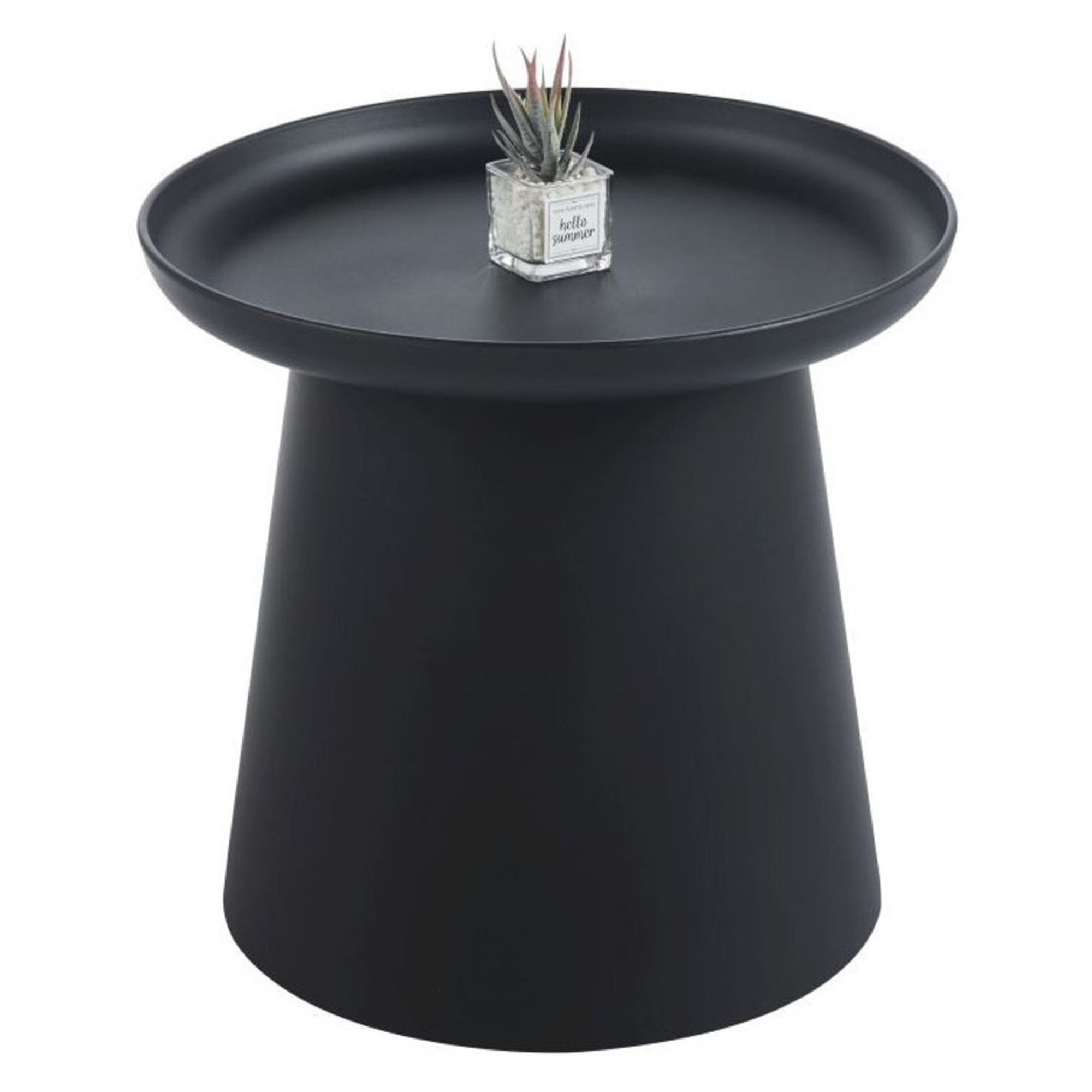 Sofabord Marcolux Sort Ø 50 cm