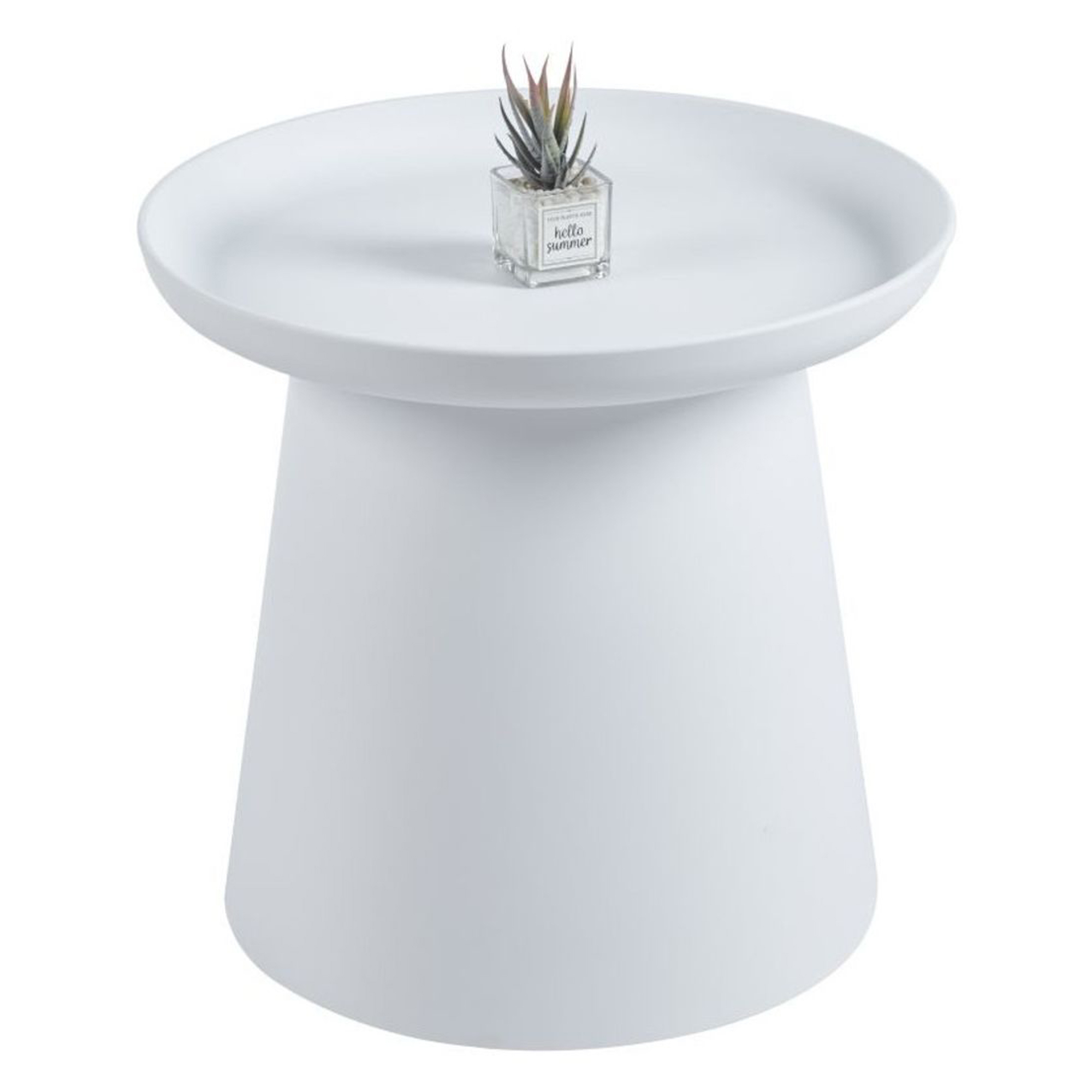 Sofabord Marcolux Hvid Ø 50 cm