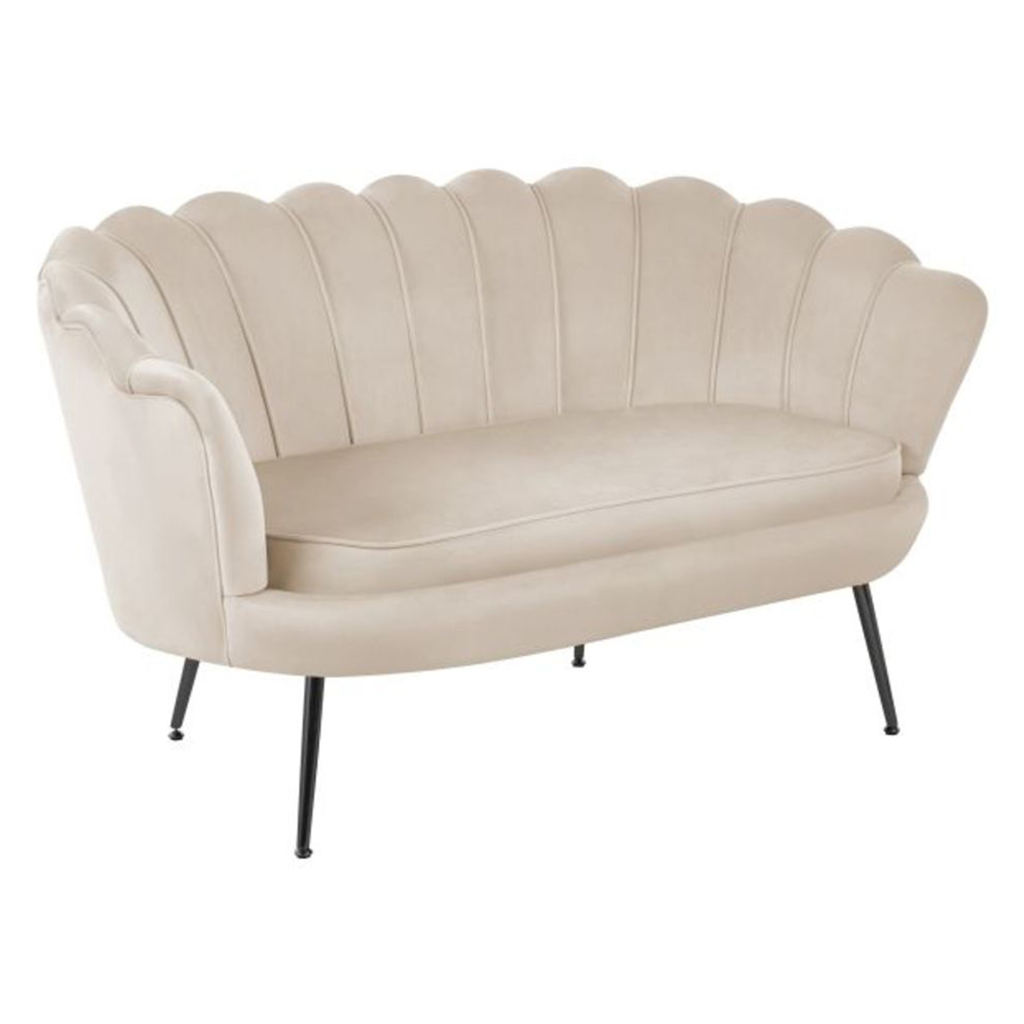 Sofa med Ben Sort Hightlands Beige