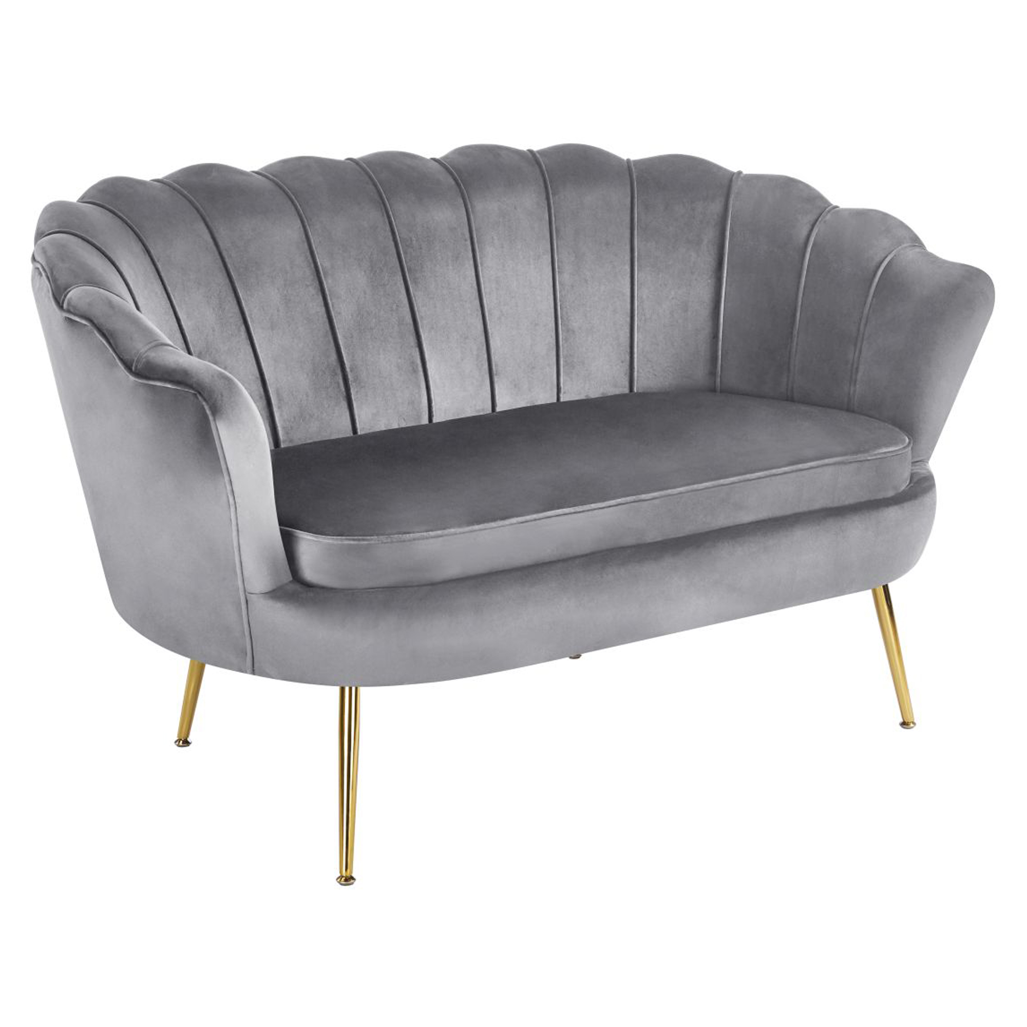 Sofa med Ben Guld Hightlands Grå