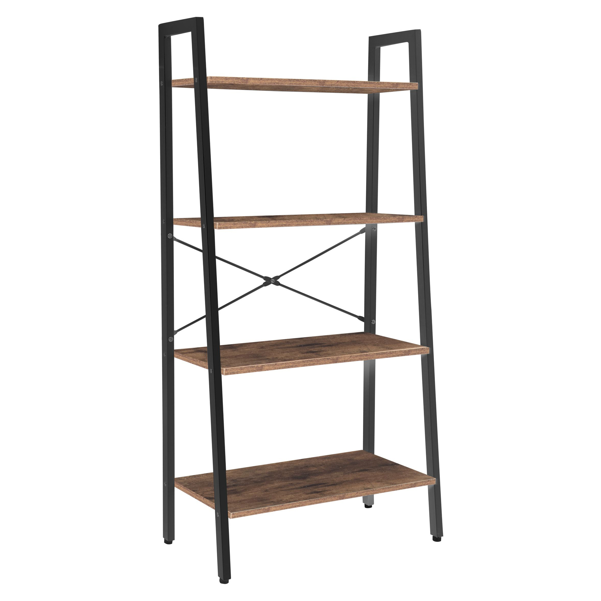 Reol Westline Brun Træ, Sort 130 cm