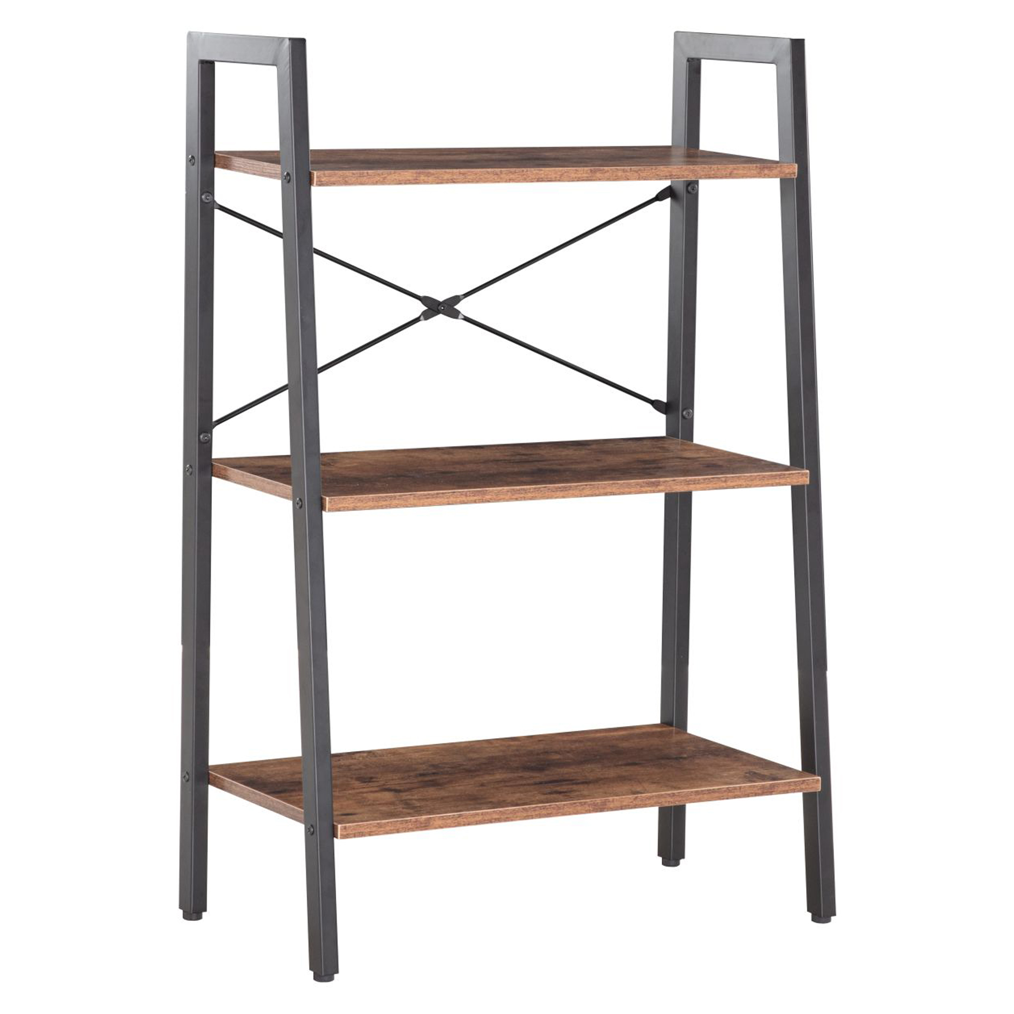 Reol Westline Brun Træ, Sort 97 cm