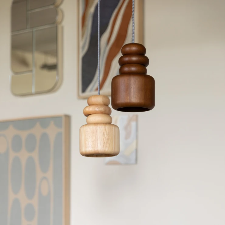 Zuiver Pendellampe Dicky Beige, Eg