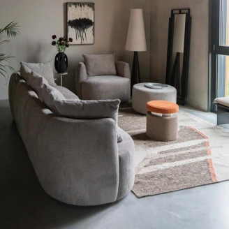 Dutchbone Sofa 4-5-personers <strong>Rocca</strong>  Brun