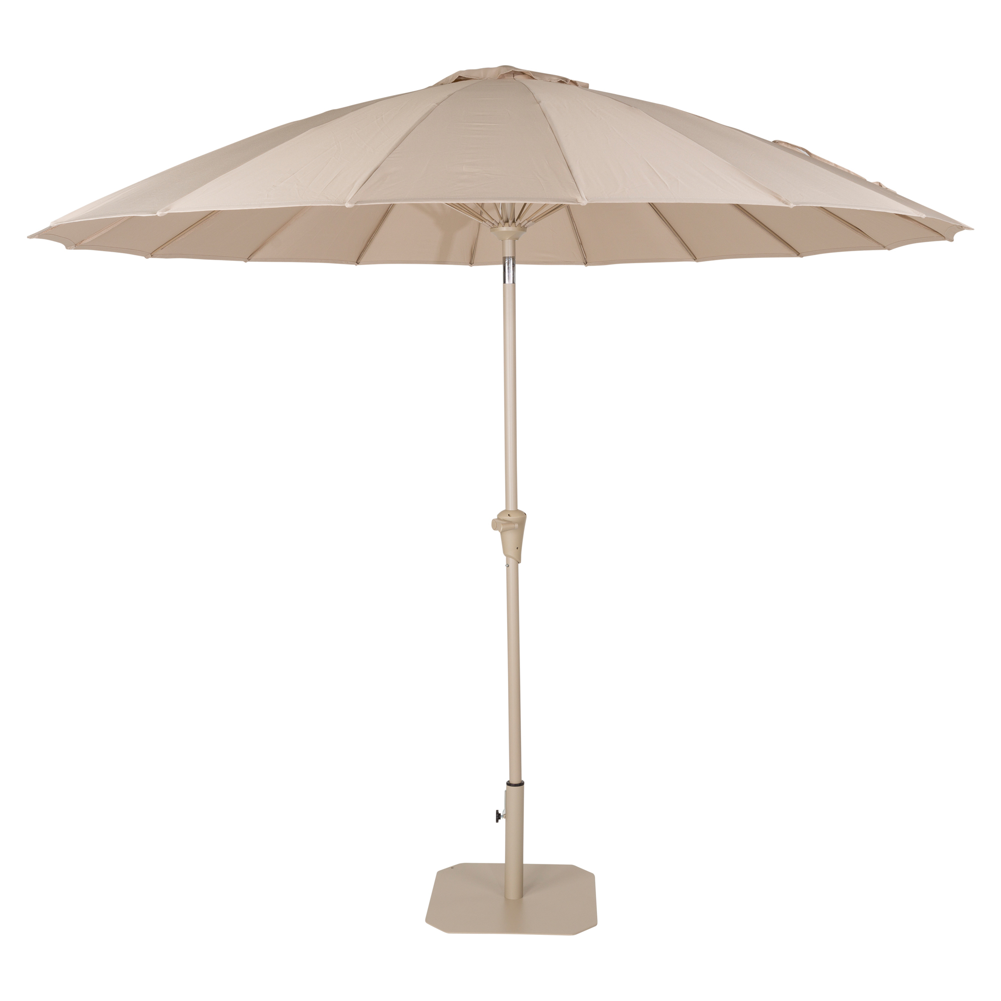 Zuiver Haveparasol med Fod Sunshine Beige Ø 250 cm