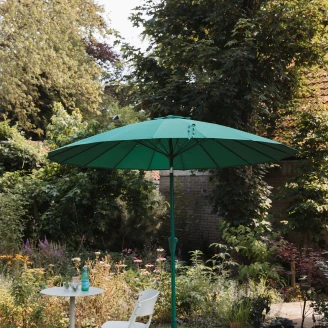 Zuiver Haveparasol med Fod <strong>Sunshine</strong>  Grøn Ø 250 cm
