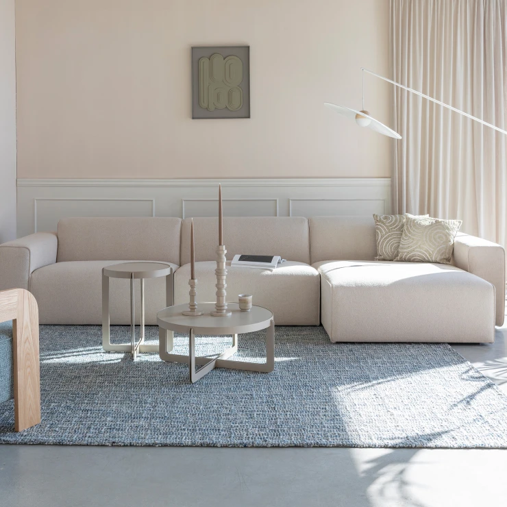 Zuiver Concept Sofa Højrevendt Milka Creme, Beige