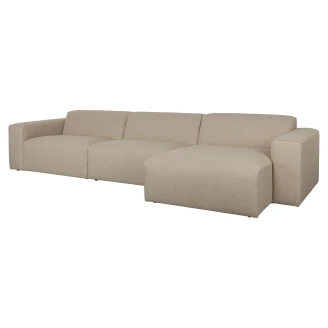 Zuiver Concept Sofa 4-5-personers Højrevendt <strong>Milka</strong>  Beige