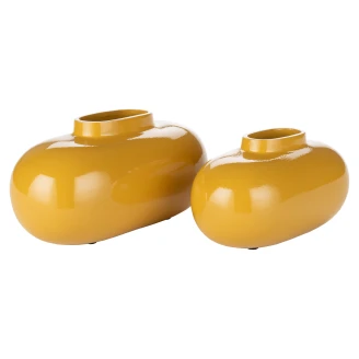 Dutchbone Vase M Droplet Gul