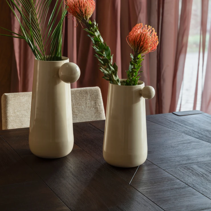 Dutchbone Vase M Dot Beige
