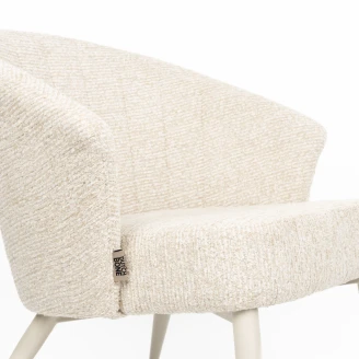 Dutchbone Stol med Armlæn <strong>Georgia</strong>  Beige