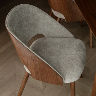 Dutchbone Stol <strong>Velore</strong>  Beige, Træ