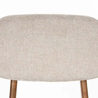 Dutchbone Barstol med Blød Ryg <strong>Marais</strong>  Beige