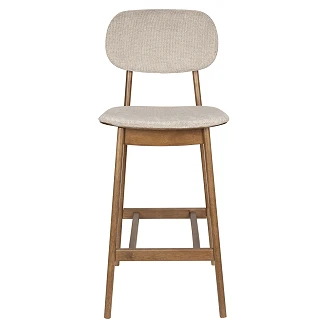 Dutchbone Barstol med Blød Ryg <strong>Marais</strong>  Beige