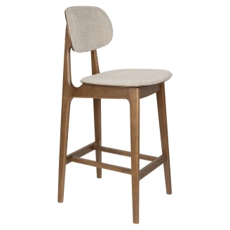 Dutchbone Barstol med Blød Ryg <strong>Marais</strong>  Beige