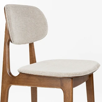 Dutchbone Barstol med Blød Ryg <strong>Marais</strong>  Beige 68.5 cm