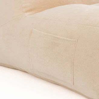 Dutchbone Stol med Armlæn <strong>Tombag</strong>  Beige