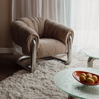 Dutchbone Loungestol <strong>Marly</strong>  Beige