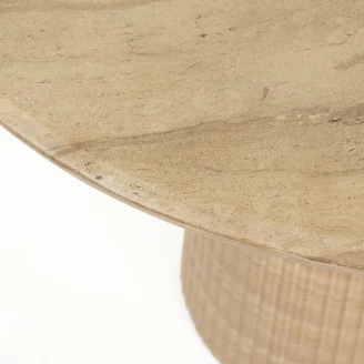 Dutchbone Spisebord <strong>Brison</strong>  Natur Ø 90 cm