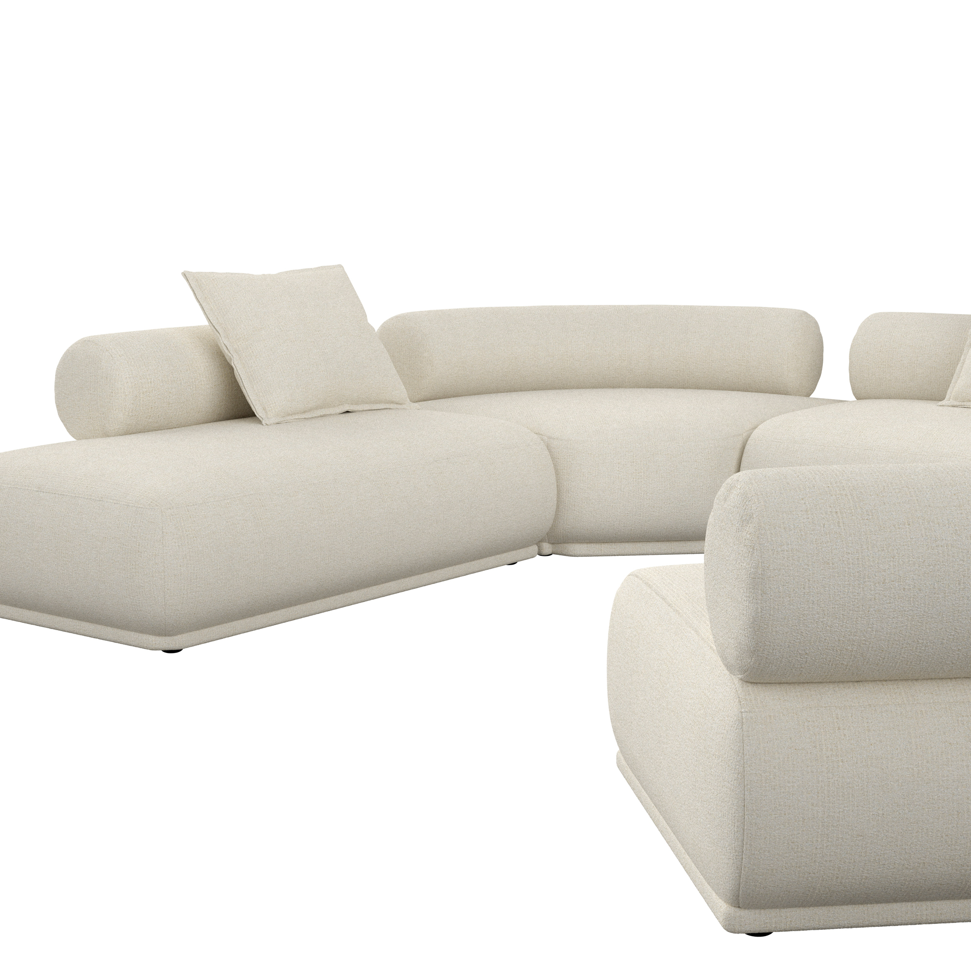 Zuiver Sofa 7,5-pers. Højre Rembrandt Beige