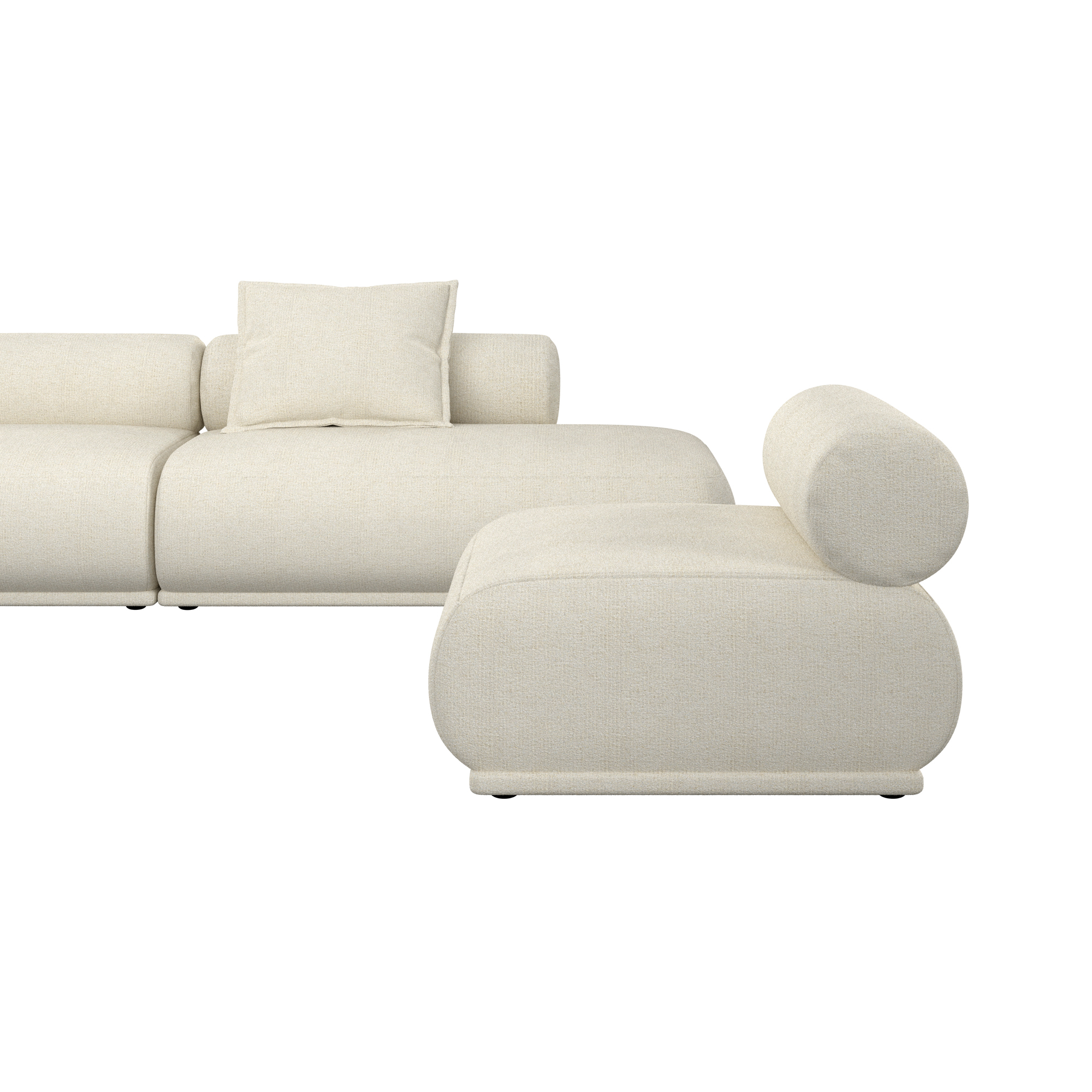 Zuiver Sofa 4,5-pers. Venstre Rembrandt Beige